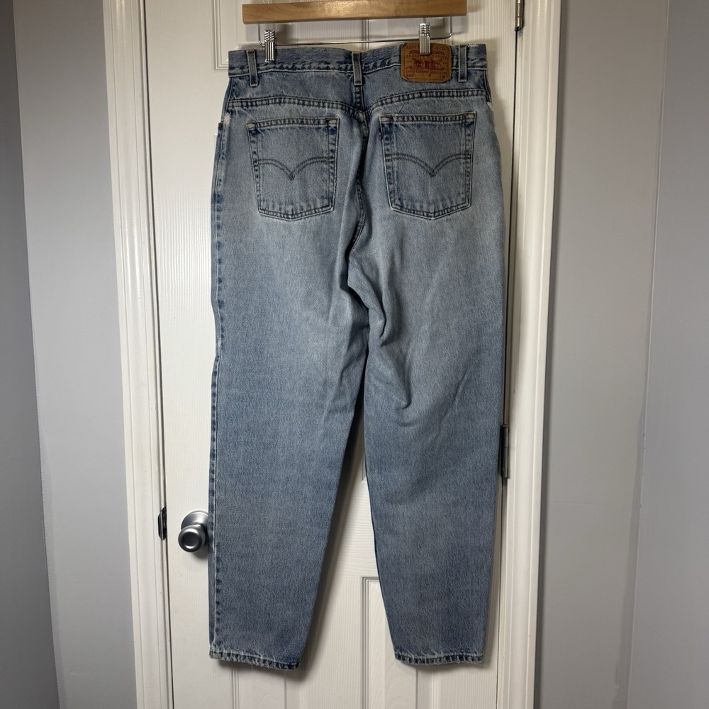 Y2K Vintage Levis 550 Women's Jeans Classic Denim Blue Vintage Jeans 34x30 Sz 16